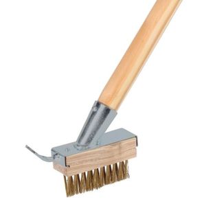 Cepillo para jardin para maleza con mango 160 cm. - PRO GARDEN