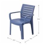 Silla-mini-MADEIRA-color-azul-con-apoyabrazos--57-cm-de-alto.