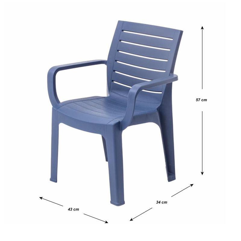 Silla-mini-MADEIRA-color-azul-con-apoyabrazos--57-cm-de-alto.