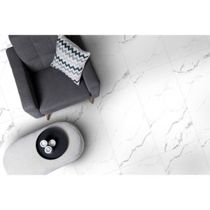 Porcelanato calacata balnco brillante de 60 x 120 cm - ECUACERAMICA