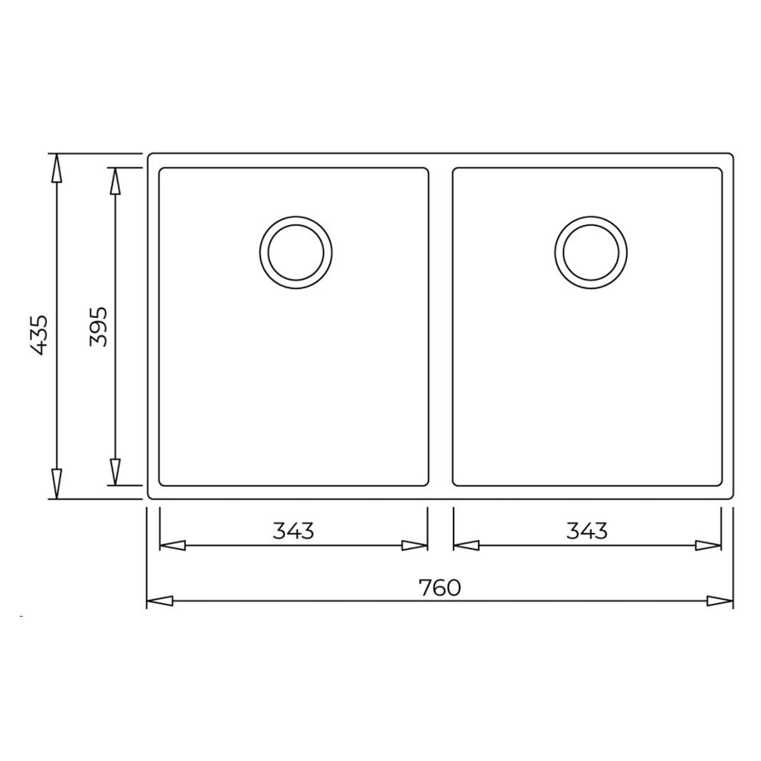 Fregadero square 760 tg b teka kywi