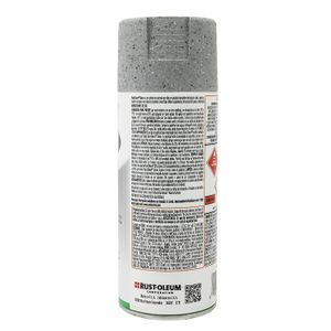 Pintura en spray de color GRIS con acabado de piedra; 340 g. - RUST OLEUM