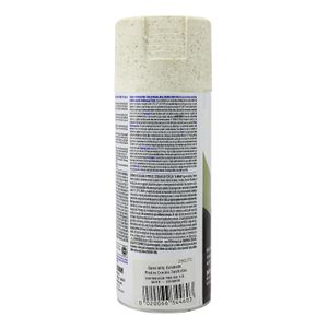Pintura en spray de color CREMA con acabado de piedra; 340 g. - RUST OLEUM