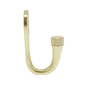 Gancho ropero tipo perchero de latón antiguo dorado. - NATIONAL HARDWARE