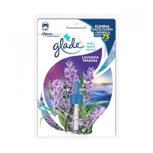 Ambiental para auto repuesto con aroma LAVANDA MARINA; 7 ml. - GLADE