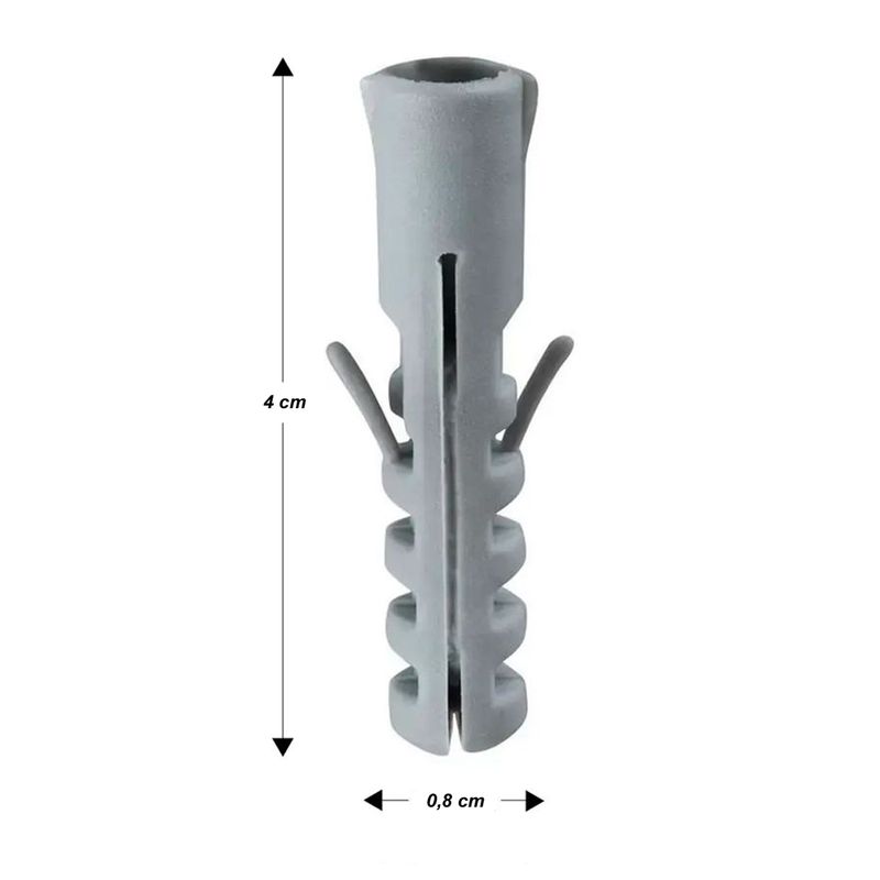 Taco-fischer-de-nylon-M-8-x-4-cm.