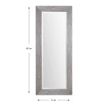 Espejo-de-pared-GRIS-rectangular-con-marco-de-madera-tipo-metalico-de-71-x-157-cm-con-diseño-ondulado.
