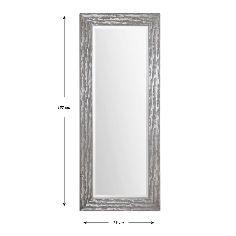 Espejo-de-pared-GRIS-rectangular-con-marco-de-madera-tipo-metalico-de-71-x-157-cm-con-diseño-ondulado.
