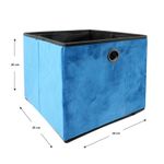 Caja-organizadora-plegable-azul-de-30-x-30-cm-de-1-niveles-sin-tapa.