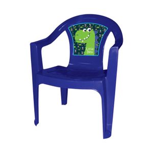 Silla PEKES MAGIC DINO AZUL con apoyabrazos; 57 cm de alto. - PICA