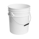Balde-industrial-color-BLANCO-de-plastico--capacidad-de-carga-5-Gl.