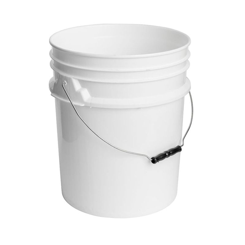 Balde-industrial-color-BLANCO-de-plastico--capacidad-de-carga-5-Gl.