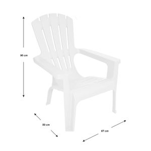 Silla PARADISE color BLANCO; 90 cm de alto. - PICA