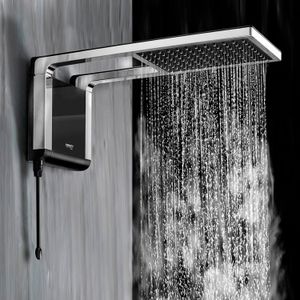 Ducha Elect Acqua Storm Negra Cr 110V - LORENZETTI