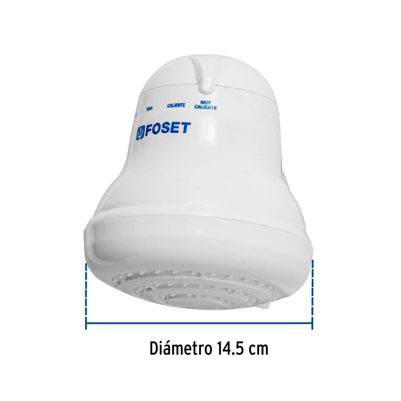 Ducha-electrica-de-4-temperaturas-de-5400W-blanca-de-14.5cm-de-diametro-con-cuerpo-de-PVC.