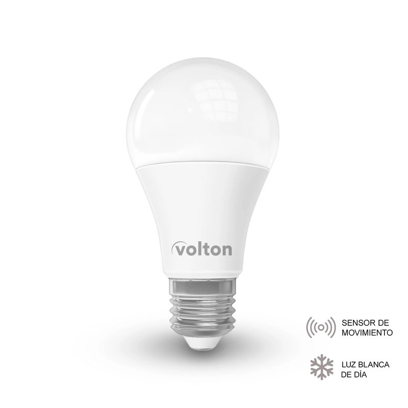 Foco-LED-con-sensor-de-movimiento-y-base-E27.-CARACTERISTICAS--9W-Luz-blanca-810-lumens-vida-util-15.000-horas.