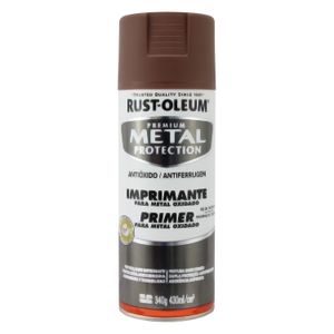 Pintura en spray ROJO CROMADO esmalte imprimante para metal oxidado; 340 g - RUST OLEUM