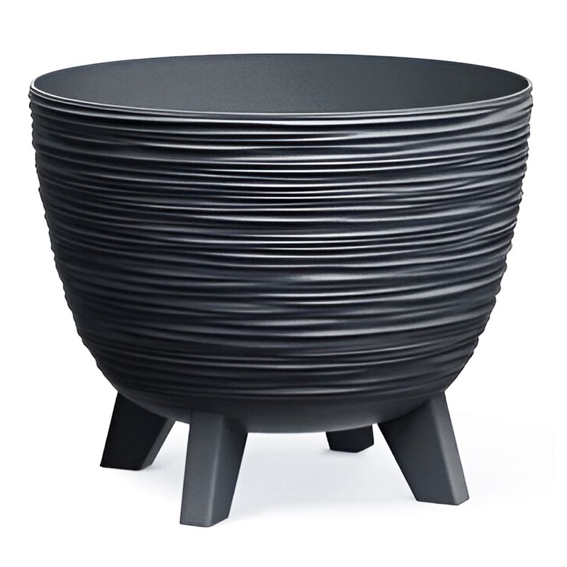 Maceta-color-gris-de-polipropileno-con-textura-surcado-de-33-x-40-cm.