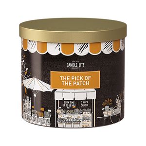 Vela con aroma THE PICK OF THE PATCH y contiene 3 mechas; 396 g. - CANDLE LITE