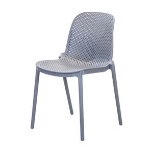 Silla ART BERLÍN sin brazos color gris oscuro de 81 cm de alto. - PICA