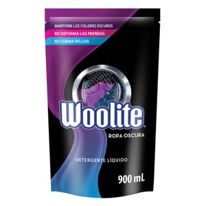Detergente líquido para ROPA OSCURA doypack; 900 ml. - WOOLITE