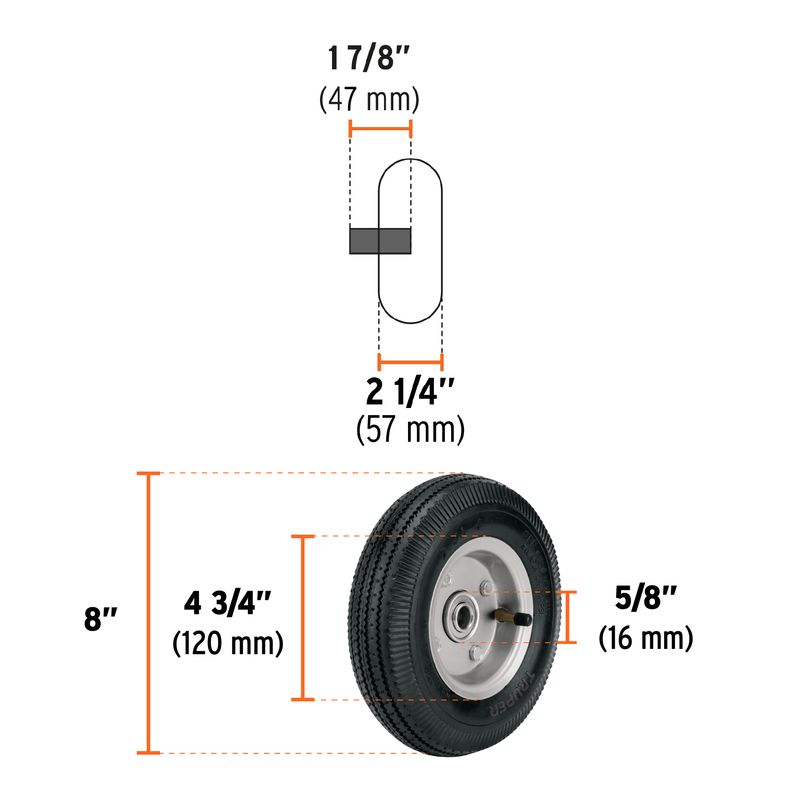 Rueda-neumatica-de-8-pulgadas-para-EJE-LATERAL-de-5-8-pulgadas.