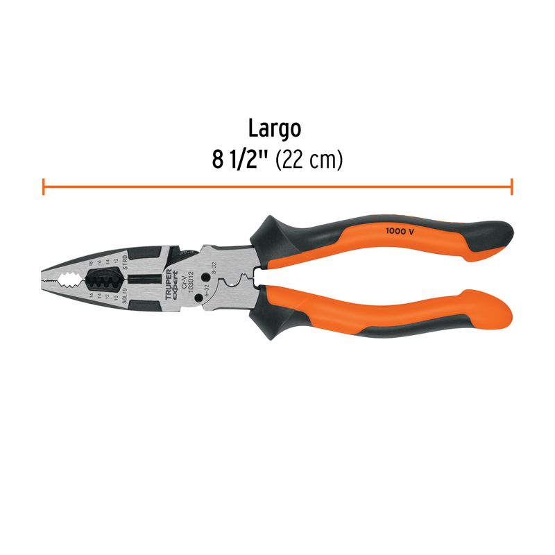 Pinza-pelacables-multiusos-de-8-pulgadas-con-mango-comfort-grip-para-electricista.