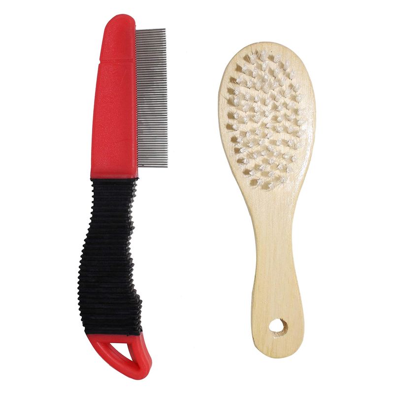 Juego-de-cepillos-para-mascotas-peine-de-dientes-de-acero---peine-de-cerdas-suaves.