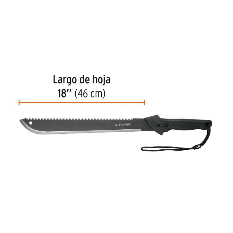Machete-doble-filo-de-18-pulgadas-con-sierra-de-5-dpp-y-empuñadura-inyectada.