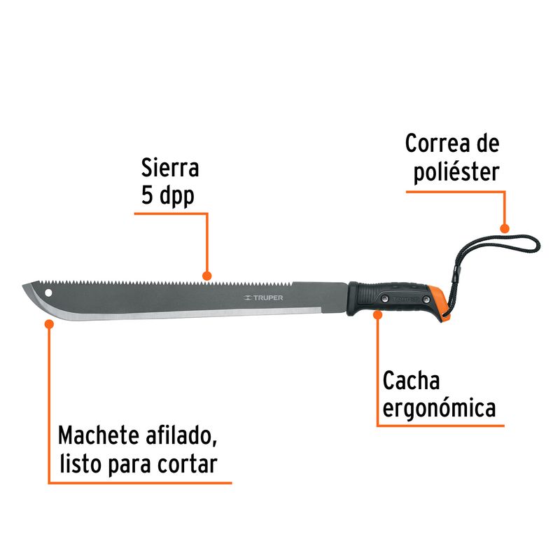 Machete-doble-filo-tactico-de-18-pulgadas-con-sierra-de-5-dpp-y-empuñadura-ergonomica-atornillada.