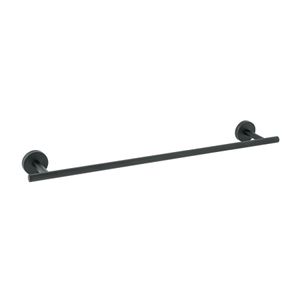 Toallero de baño de 61 cm de acabado negro mate Tubig. - FOSET