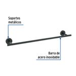 Toallero-de-baño-de-61-cm-de-acabado-negro-mate-Tubig.
