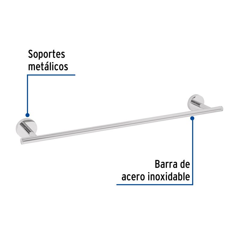 Toallero-de-baño-de-61-cm-de-acabado-cromado-Tubig.