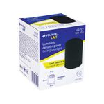 Aplique-decorativo-redondo-negro-con-spot-dirigible--base-GU10--para-lamparas-MR16.