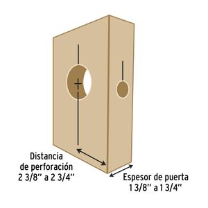Kit de accesorios de 4 piezas para instalar cerraduras. - PRETUL