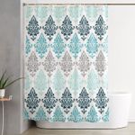 Cortina-para-baño-semitransparente-de-180-x-180-cm-con-diseño-floreada.