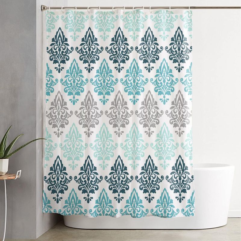 Cortina-para-baño-semitransparente-de-180-x-180-cm-con-diseño-floreada.