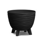 Maceta-color-negro-de-polipropileno-con-textura-surcado-de-20-x-23-cm.