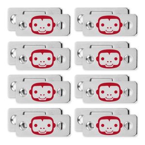 Juegos de imanes para muebles metálicos con adhesivo incluido y con soporte de tornillos opcional. - RUBY MONKEY