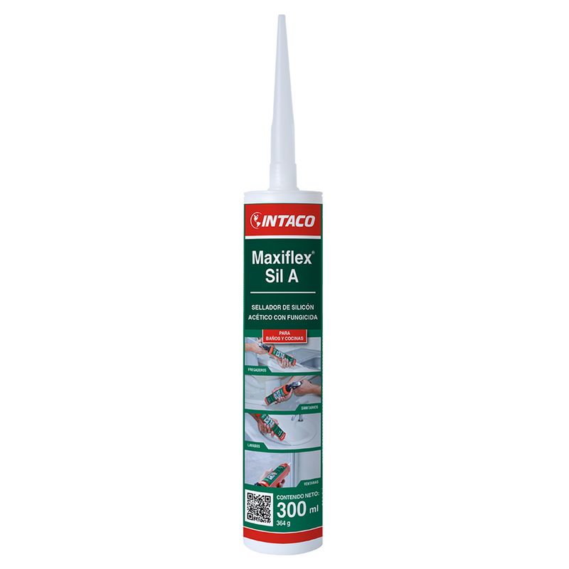 Silicona-adhesiva-MAXIFLEX-SIL-A-acetico-con-fungicida-junta-y-sella--300-ml.