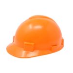 Casco-de-seguridad-industrial-naranja-TIPO-I-CLASE-E-banda-de-sudor-y-sistema-ratchet-de-ajuste-a-cabeza.