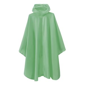 Poncho impermeable VERDE de 52 x 80 cm de talla única con capucha. - BOSS