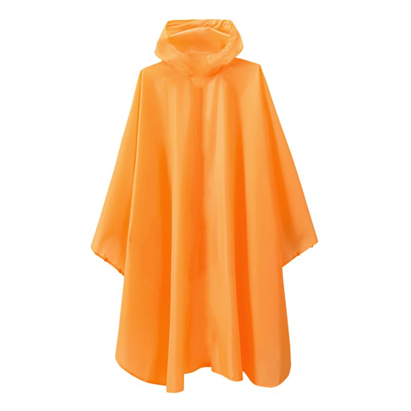 Poncho-impermeable-NARANJA-de-52-x-80-cm-de-talla-unica-con-capucha.