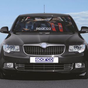 Parasol plegable para auto con diseño de 130 x 70 cm. - SPARCO