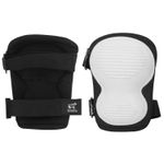 Rodilleras-negro-con-blanco-ajustable-con-cubiertas-PVC-antideslizante.