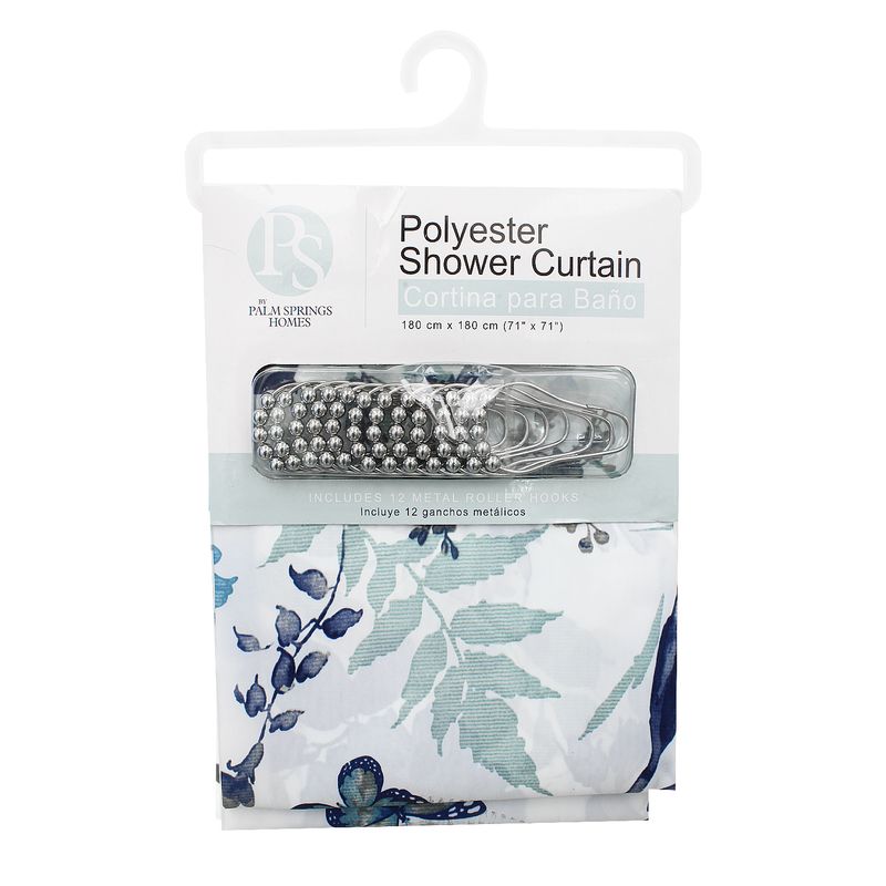 Cortina-para-baño-blanco-de-180-x-180-cm-con-diseño-FLORES.