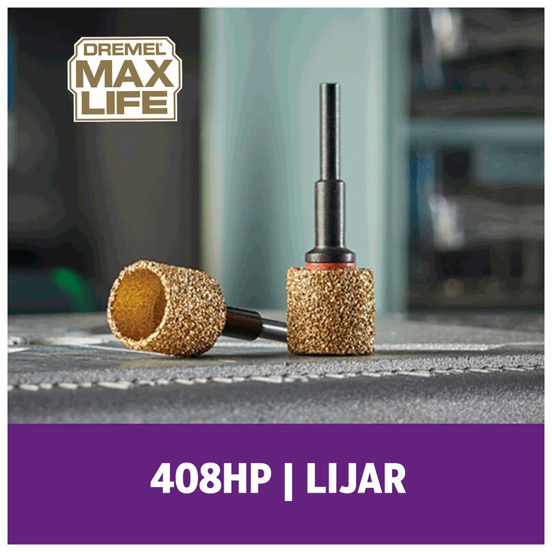 Tambor-de-lija-MAXLIFE-408HP-y-taladro-DREMEL®-MAX--Modelo-408HP-