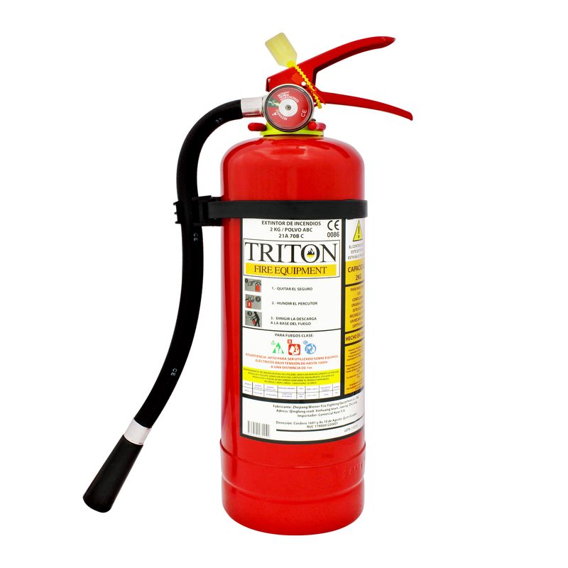 Extintor-de-incendios-de-2-kg-de-capacidad-a-base-de-PQS--polvo-quimico-seco--especializado-para-fuegos-de-clase-AB-y-C