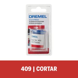 Kit De Accesorios 36 Discos De Corte para mandril de 15/16" 23,8mm (Modelo 409) - DREMEL