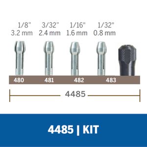 Set De Mandril y Boquillas de 5 Piezas Para Minitornos (Modelo 4485) - DREMEL